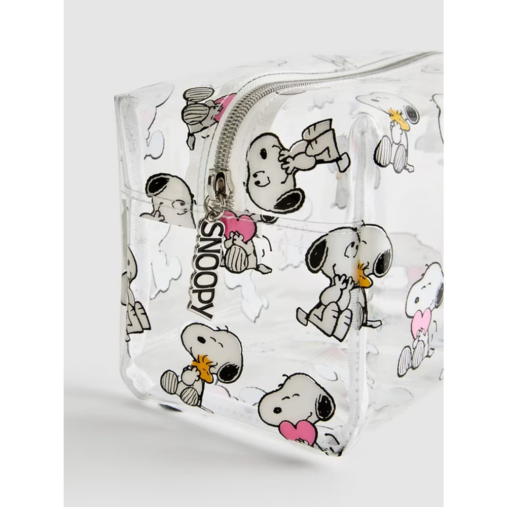 Peanuts x Primark Snoopy & Woodstock Clear Makeup Bag – NWT - Picture 3 of 8